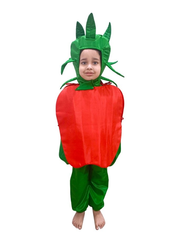 BookMyCostume Apple Fruit Kids Fancy Dress Costume 3-4 years - Image 1